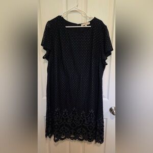 LOFT Navy Lace Dress